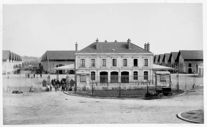 Marches and abbators of the Villette - fotografering, slutten av 1800-tallet