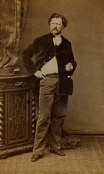 Portrett av Alexandre Bida (s/hvitt bilde)