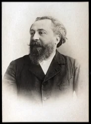 Portrett av Catulle Mendes (1841-1909), fransk poet.