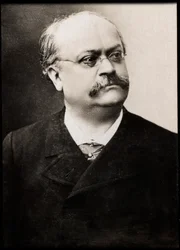 Portrett av Charles Lecocq (1832-1918), fransk musikalsk komponist.