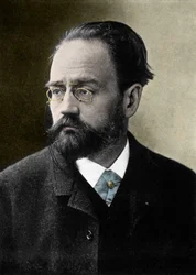 Portrett av Emile Zola (1840-1902) fransk forfatter.