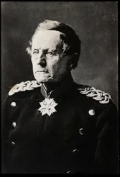 Portrett av Helmuth Karl Bernhard von Moltke den eldre (1800-1891), tysk feltmarskalk.