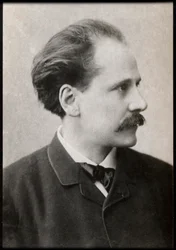 Portrett av Jules Massenet (1842-1912), fransk komponist.