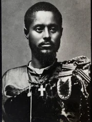 Portrett av Ras Makonnen (1852-1906), general og guvernør i Harar-provinsen i Etiopia.