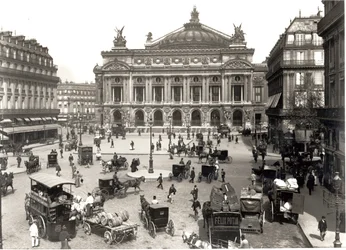 Utsikt over operahuset i Paris, 1890-99