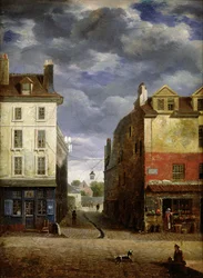 En gate i gamle Paris