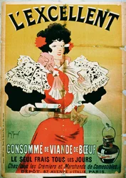 Annonse for LExcellent Beef Consomme