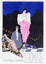 Annonse for støvelmakeren Thomas fra motemagasinet Art-Gout-Beaute, 1924
