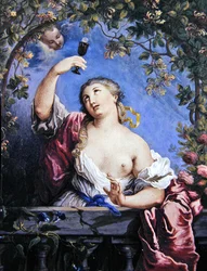 Allegory of Virtue (gouache på vellum)
