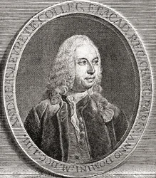 André Levret, 1703 1780. Fransk fødselslege. Fra Les Heures Libres utgitt 1908.