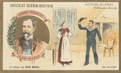 André Theuriet (1833-1907), fransk poet, romanforfatter og dramatiker, forfatter av "Jean-Marie", drama (1872)