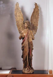 Angel, 1260-70, fra kirken Saudemont (forgylt tre)