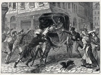Arrestasjonen av Georges Cadoudal (1771-1804), en chouanleder under krigene i Vendée, 9. mars