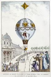 Madame de Blanchards himmelfart til Champs-de-Mars, ved bryllupet til Napoleon 1., 24. juni