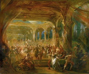 Ball på Parisoperaen (olje på lerret)