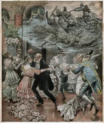 Bal i Berlin i 1916 (trykk)