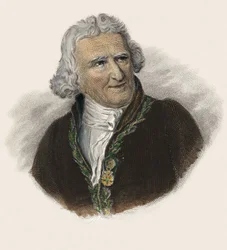 Baron Antoine Augustin Parmentier (1737-1813), fransk farmasøyt, kostholdsekspert og agronom. i «Portretter av nyttige menn»