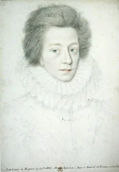 Bernard de Nogaret de La Vallette (1592-1661) hertug av Epernon (blyant på papir)