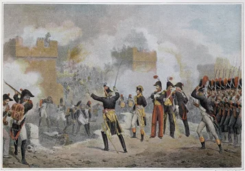 Kampanje (ekspedisjon) av Egypt (1798-1801), Armee d'Orient: Assault of Alexandria - i "" Victories and Conquests of the French Armees""