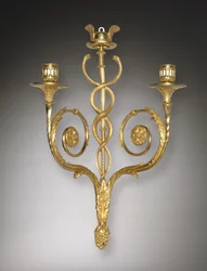 Stearinlysbrakett, ca. 1775-1790