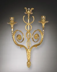 Stearinlysbrakett, ca. 1775-1790