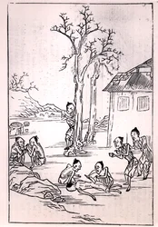 Kannibalisme i Kina, etter en kinesisk tegning, 1870