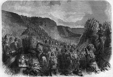 Capture of Rome (Expedition of Rome) by the French army. On April 24