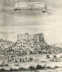 Slottet og byen Chinon