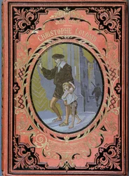 Christophe Colomb (Cristoforo Colombo) og et barn, - i «Christophe Colomb» av Jules Verne, red. Hachette