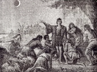 Christopher Columbus forutsier måneformørkelsen for innbyggerne på Jamaica i 1504