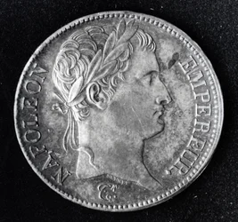 Mynt som viser Napoleon I (1769–1821) (metall)