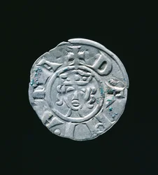 Mynt til Johannes av Brienne (ca. 1170-1237)