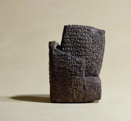 Kopi av et mesopotamisk brev i konvolutten (gips)