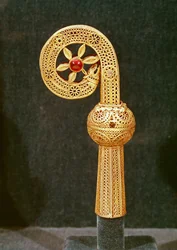 Crozier of St. Robert, c.1100 (forgylt sølv)