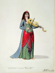 Daughter of Sultans, osmansk periode, tredje kvartal av 1700-tallet (wc på papir)