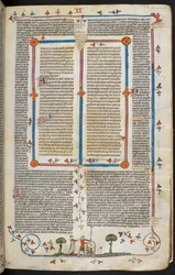 Decretals of Gregory IX med glans av Bernard of Parma (