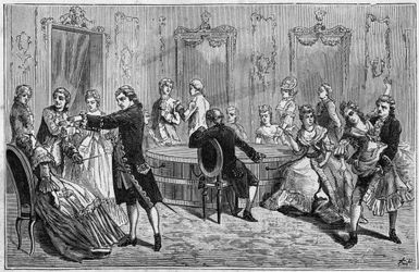 Demonstrasjon av Frederic Antoine Mesmer (Franz Anton Mesmer