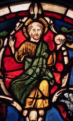 Viser Kristus på Jesse-treet, opprinnelig fra kirken Varennes-Jarcy (opprinnelig fra Abbey de Gercy?)