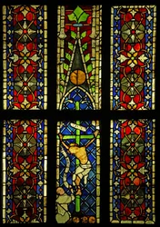 Viser du korsfestelsen opprinnelig fra St. Fransiskanernes kirke i Colmar?