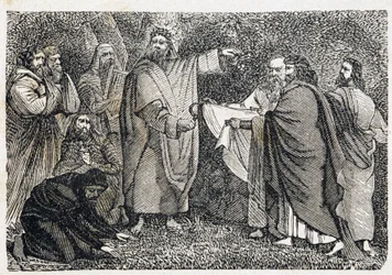 Druider plukker misteltein - i «Paris gjennom århundrene»