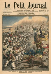 Elitetropper fra den franske hæren, den franske fremmedlegionen i Marokko, illustrasjon fra 