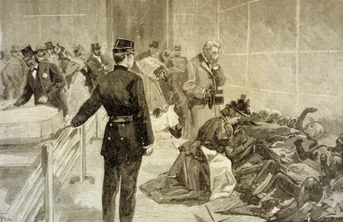 Brann i Bazar de la Charité i Paris 4. mai 1897: etter katastrofen identifiserer familier ofrene i Palais de l’Industrie