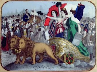 Frankrike proklamerer frihet, 1848