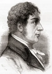 Francesco Zambeccari, fra «Vitenskapens underverker», utgitt ca. 1870 (litografi)