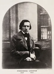 Frédéric Chopin (1810-49), gravert etter en daguerreotypi