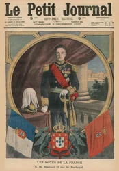 Franske verter, Hans Majestet Manuel II, konge av Portugal, forsideillustrasjon fra 