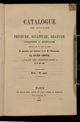 Frontispice for katalogen for Salon des Refuses, 1863