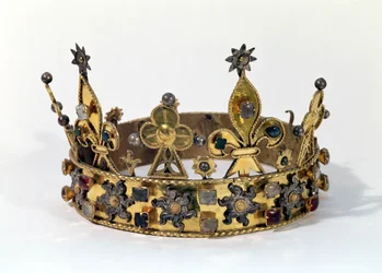 Begravelseskrone til Philippe av Frankrike (1342-1404) 1404 (gull, perler og edelstener)