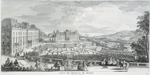 Generell utsikt over Chateau de Meudon