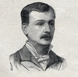 Georges Courteline, ved hans virkelige navn Georges Victor Marcel Moinaux (1858-1929), fransk romanforfatter og dramatiker, i "Le Petit Parisien""